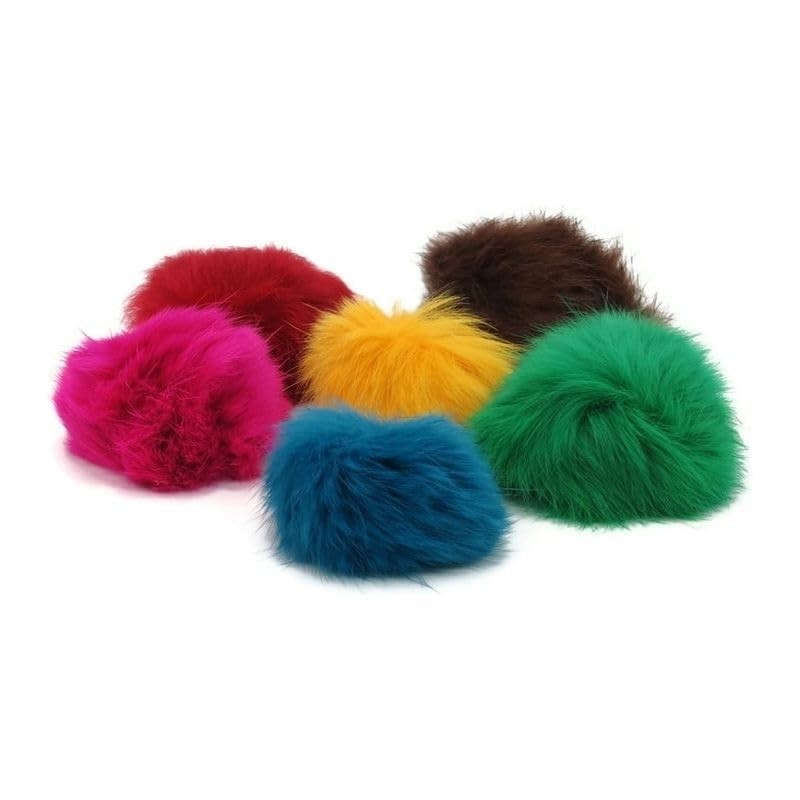 3 Count of Bat Arounds: Fur Ball Cat Toy from