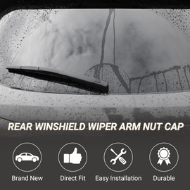 QUARKZMAN 1 Piece Car Rear Window Wiper Arm Nut Cover for Mercedes Bens