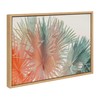 Kate and Laurel Sylvie Red Hot Summer Framed Canvas Wall