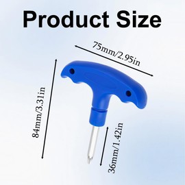 Bhogmeg 2 PCS Golf Club Wrench Portable Steel Golf Club Torque Wrench Adjustable Golf Driver Tool with Plastic Handle for Driver Clubs Fairway Hybrids