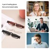 CarryMePro 3 pack Folding Reading Glasses Portable Pocket Readers Slim