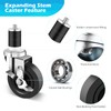 Nefish 4 Inch Prep Table Casters Wheels, Heavy Duty Casters