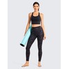 CRZ YOGA Sujetadores Deportivos Largos con Tiras para Mujer Yoga