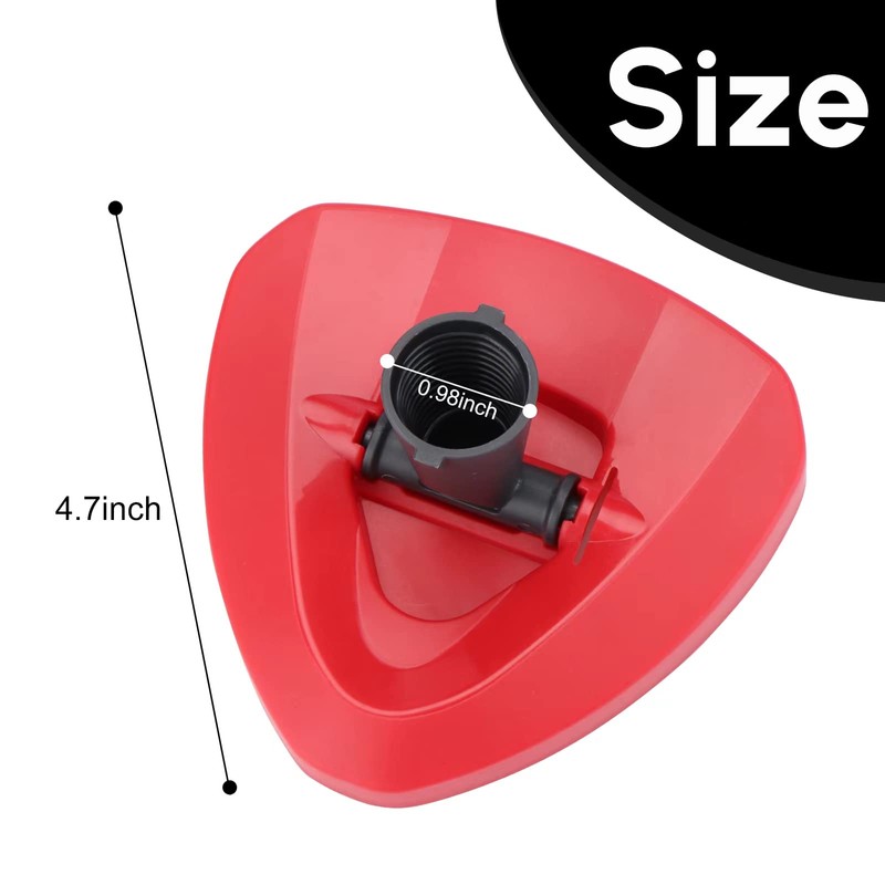 RinseClean Spin Mop Replacement Base - DTOPNIOR Rotating Triangle Mop