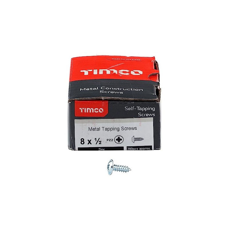 Timco - Metal Tapping Screws - PZ - Flange -