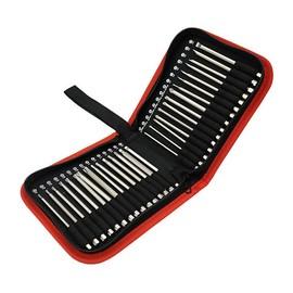 30 Pieces/Set Extra Long 100/150 mm S2 Steel Magnetic Screwdriver Bits Set 1/4 Inch Hex Shank Power Tools Slotted Cross Square (Length: 100 mm)