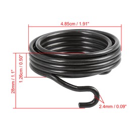 sourcingmap Replacement Universal Motorcycle Kick Start Return Spring Black