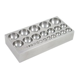 Dapping Block Flat - 27 Depressions - SFC Tools - 25-055