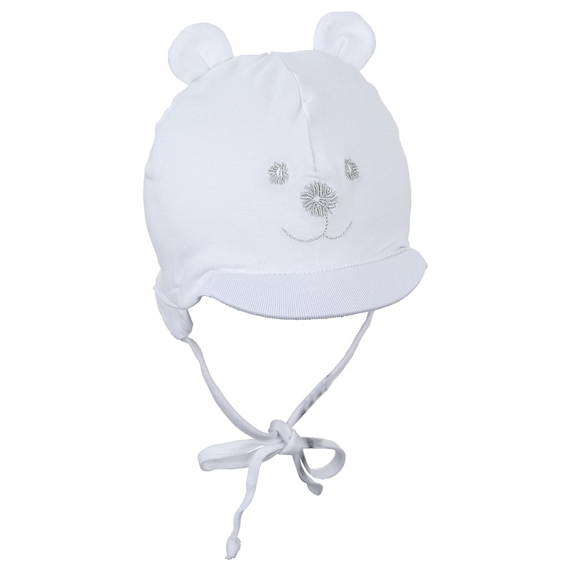 Sterntaler Unisex Baby Peaked Cap. - Cap White (White 500)