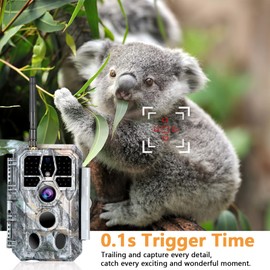 BlazeVideo WiFi Game Trail Deer Hunting Camera No Glow 24MP 1296P Model A280W