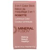 MINERAL FUSION Rosette 3-In-1 Color Stick, 0.16 OZ