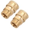 2Pcs Pure Copper M22 High Pressure Washer Fitting Adapter 3/8