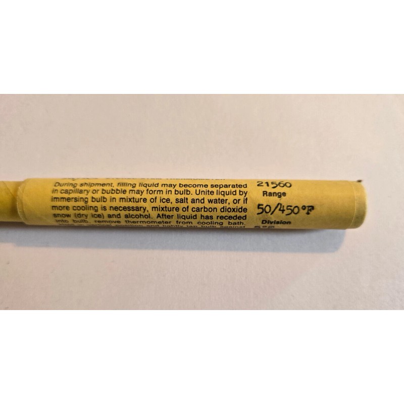 Taylor - Etched Stem Thermometer No. 21560 - 50°/450°F