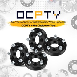 OCPTY 4X 5 Lug 1.25" 5x4.5 to 5x5.5 Wheel Adapters 73mm with 1/2" Studs fit for 1991-2007 for Ford Crown Victoria 2007-2011 for Ford Edge-NOT FIT Stock Rims wheel spacers adapters