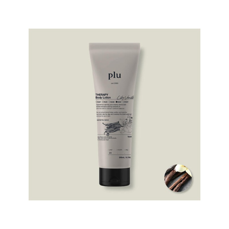 Flu [플루] 테라피 바디로션 200ml 3종 1택 [바질 유칼립투스] [PLU]
