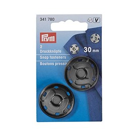 Prym Press Fasteners, Brass, Bronze, 30 mm