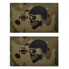 2 PCS AliPlus Night Vision Skull Patches IR Infrared Reflective