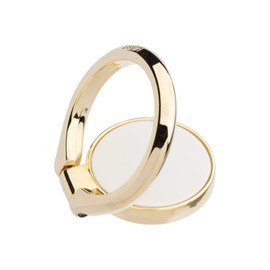 salisty Smartphone Ring, Matte Color Smartphone Ring (Off-White) [salisty Ring Holder, Drop Prevention, Hold Ring, Stand]
