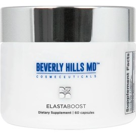 Beverly Hills MD Elastaboost Dietary Supplements for Aging Skin- Elastin Supporting Formula for Lifted, Firmer, Skin w/Hydrolyzed Elastin, Hyaluronic Acid, Vitamin C, Phytoceramides (60 Capsules)