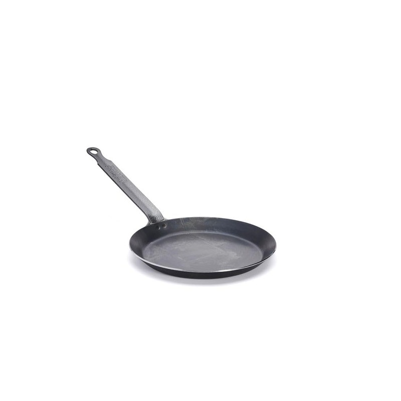 De Buyer 5303.20 Blue Steel Force Blue Pancake Pan, 2