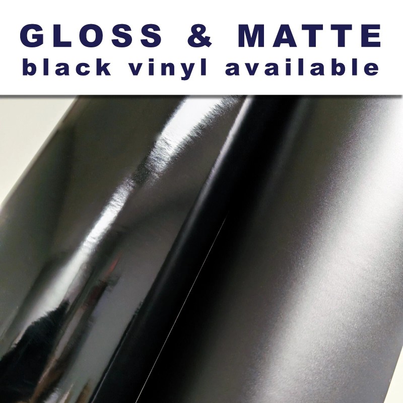 Advanced Trims GLOSS BLACK Tailgate Insert Letters Decal VINYL Stickers