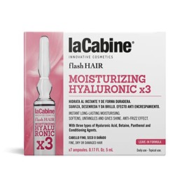 Lacabine Caja de Ampolletas Capilares Flash Hair Moisturizing Hyalironic X3 7 X 5Ml