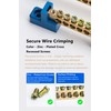 8 Positions Terminal Bus Bar Block 6 Pack Brass Wire