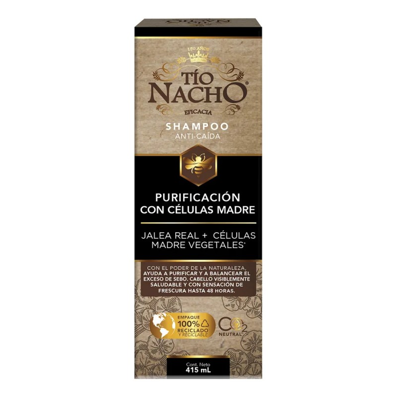 Tio Nacho Shampoo Células Madre Vegetales 415 Ml