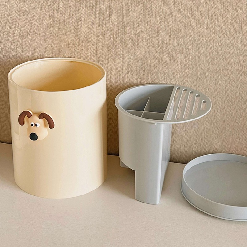 Multifunctional Chopsticks Cage Storage Tube Plastic Chopsticks Cage Rotary Knife