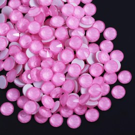 Beadsland Hotfix Rhinestones, 2880pcs Hot Fix Crystal Neon Rhinestones for Crafts Clothes DIY Decoration, Neon Pink, SS10, 2.7-2.9mm