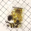 Honbay 20PCS 38mm/1.5inch Shiny Gold Liberty Bells Decoration Bells