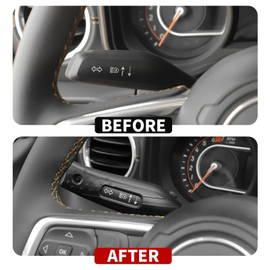 JeCar Turn Signal Lever Extension Indicator Switch Extension Interior Accessories Compatible with Jeep Wrangler JL & Unlimited Sports Sahara Rubicon Willys 2018-2024, Black