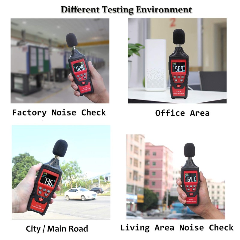 AUTENS Decibel Meter, Digital Sound Level Meter 30-130dB(A) Range with