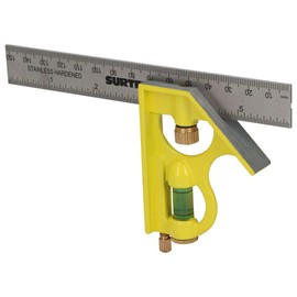 Surtek 122257 Escuadra de combinación con mango zamac 6"