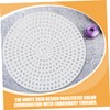STOBOK 12Pcs Plastic Mesh Sheets for Crafts Round Cross Stitch