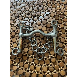 Gladiator Weymouth Bit Stainless Steel Dressage Equestrian Port 5” X 5” Serrated