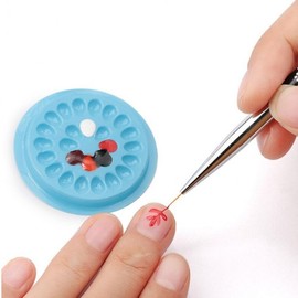 Gel Board Nail Tip Practice Palette for Nail Art & Manicure Gel Board Blue GD00314 100ea