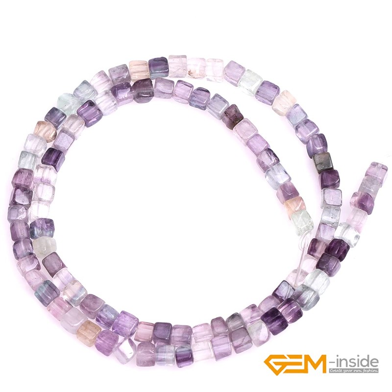 GEM-Inside - abalorio de cuarzo de fluorita de arco iris