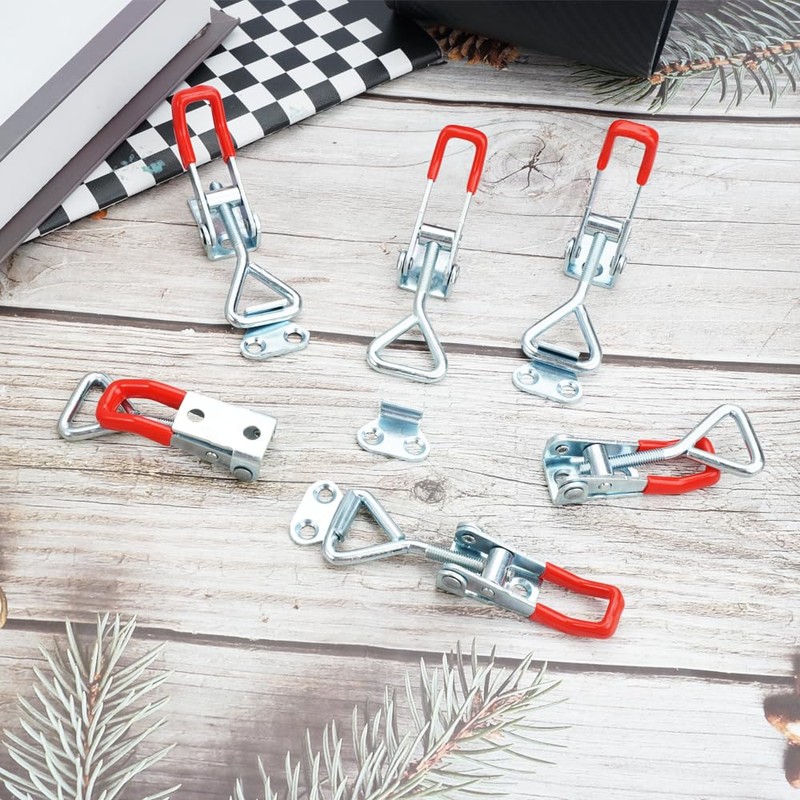 Pack of 10 Adjustable Toggle Clamps, Lock Lever Lock Tension