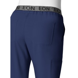 Maevn Women's EON Waistband 7-Pocket Cargo Pant(True Navy, Medium)