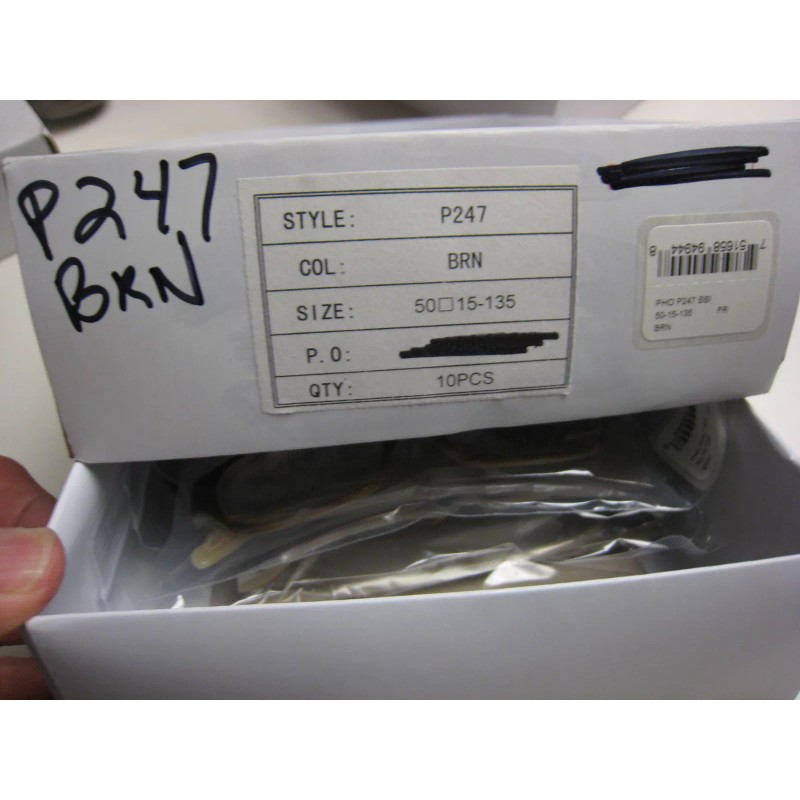 Phoebe Couture Eyeglass Frames P247 BROWN 50-15-135 With Case New