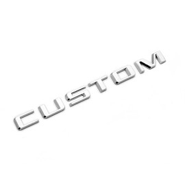 1Pc 2019-2023 Custom Letter Logo Tailgate Emblem 3D Badge Nameplate (Chrome)
