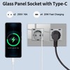 JIMEIDA Socket Grey with USB C 20 W Double Fast