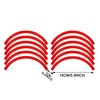 TOMALL Scooter Reflective Sticker Waterproof Reflective Wheel Stickers Compatible with