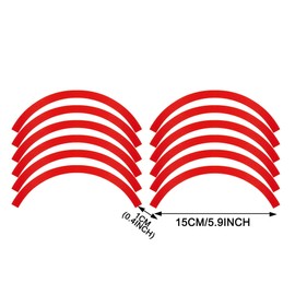 TOMALL Scooter Reflective Sticker Waterproof Reflective Wheel Stickers Compatible with Ninebot Max G30 Electric Scooter