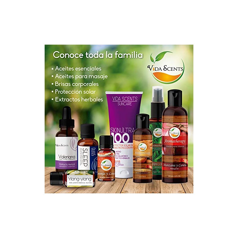 VIDA SCENTS | Aceite Esencial Para Masaje Aromatherapy De 60ml