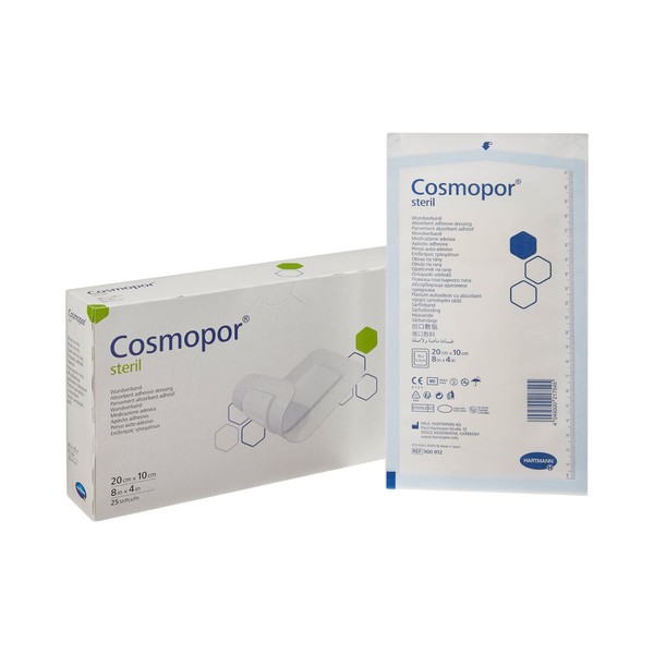 Cosmopor Steril 8" x 4" - Box of 25