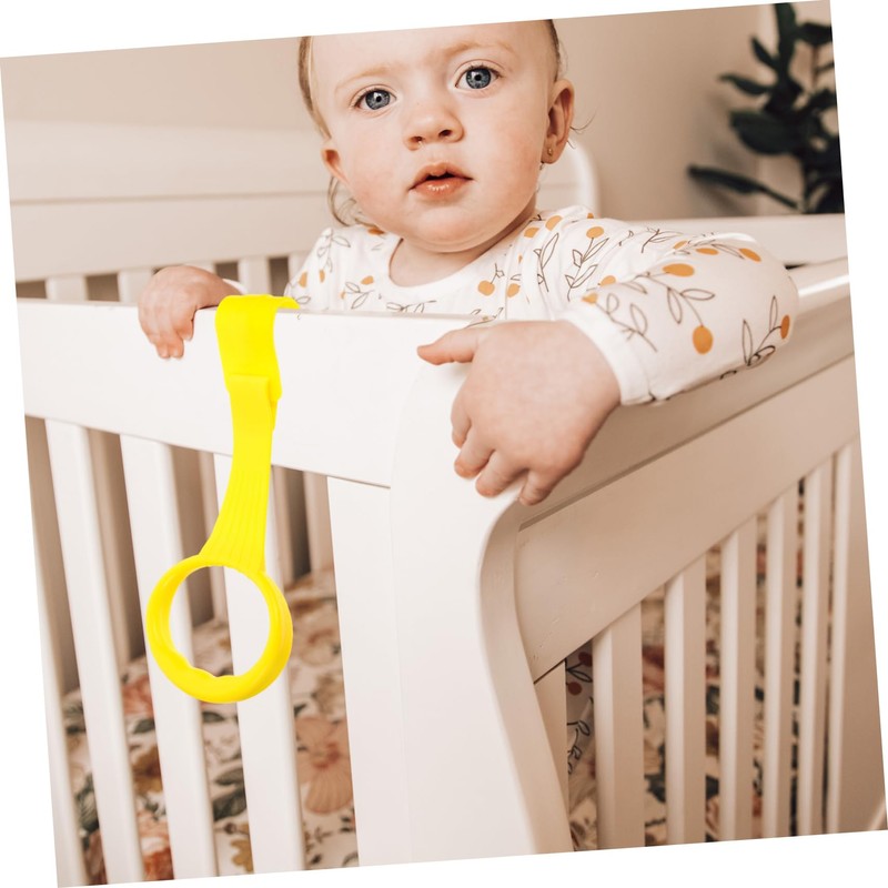 SHOWERORO Infant Bed Pull Rings 2 Pack Crib Hanging Rings