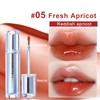 JUDYDOLL Ice Watery Lip Gloss, Waterproof Long-lasting Moisturizing Liquid Lipstick,
