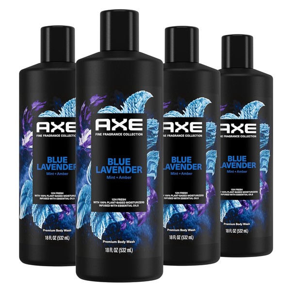 AXE Fine Fragrance Collection Body Wash For Men Blue Lavender